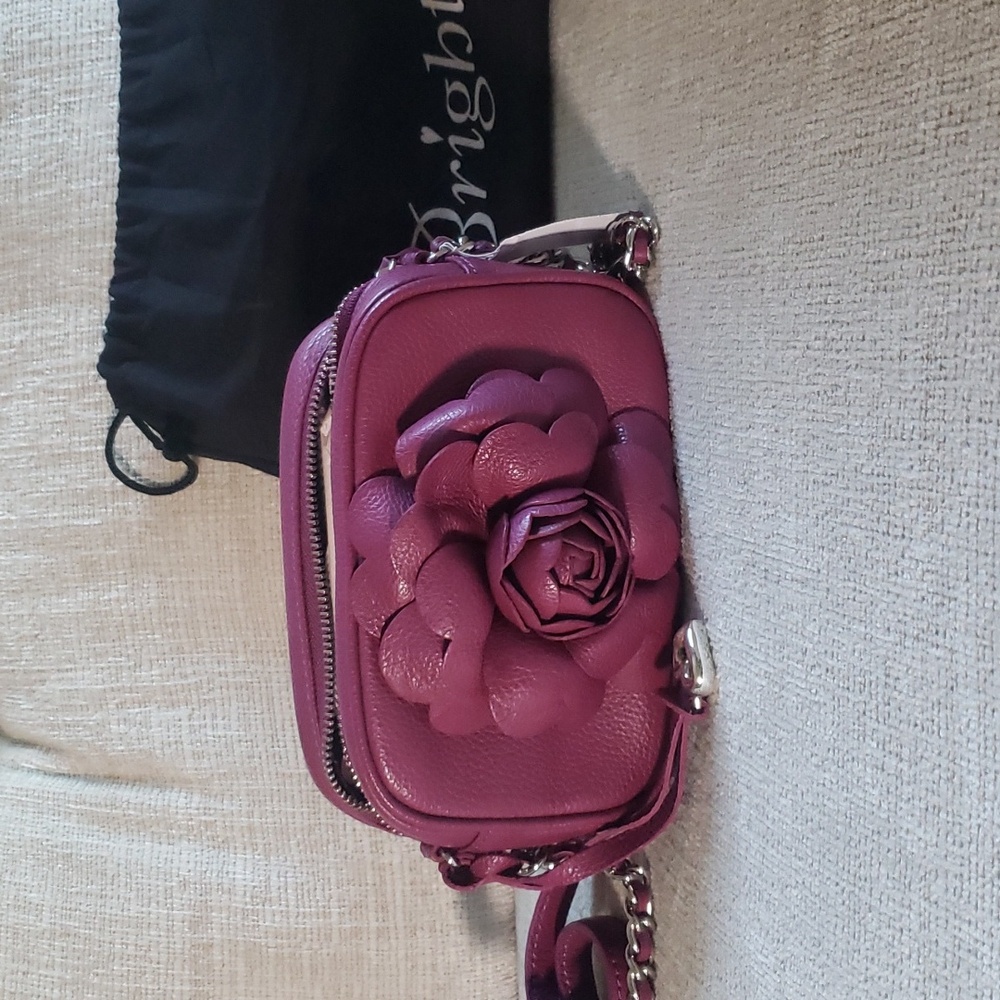 New Brighton Rosie Mini Camera Crossbody/Shoulder Handbag w/Dustbag reg $195